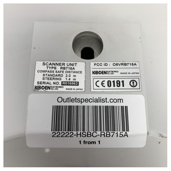 Gebraucht Northstar RB715A 4 KW Analog Radarscanner