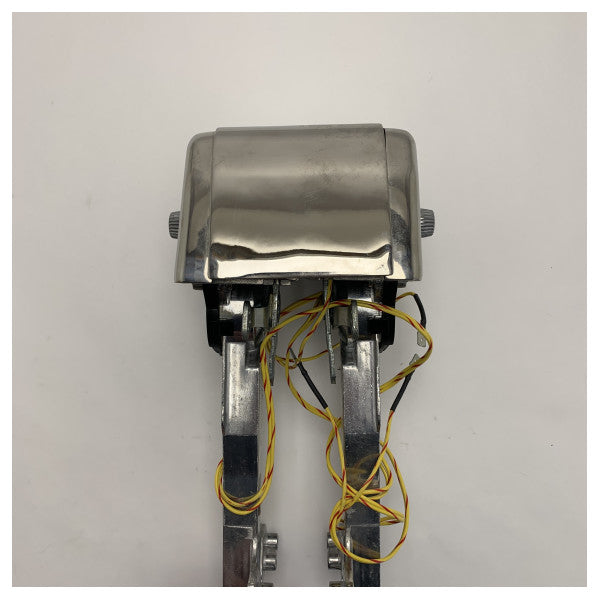 Vetus RCTOPTSG double engine mechanical control lever stainless steel