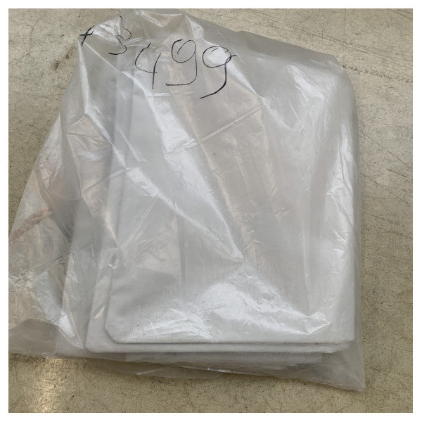 Riva Rivale 56 bimini closure with windows - Durable White Marine Canopy for Sun and Weather Protection