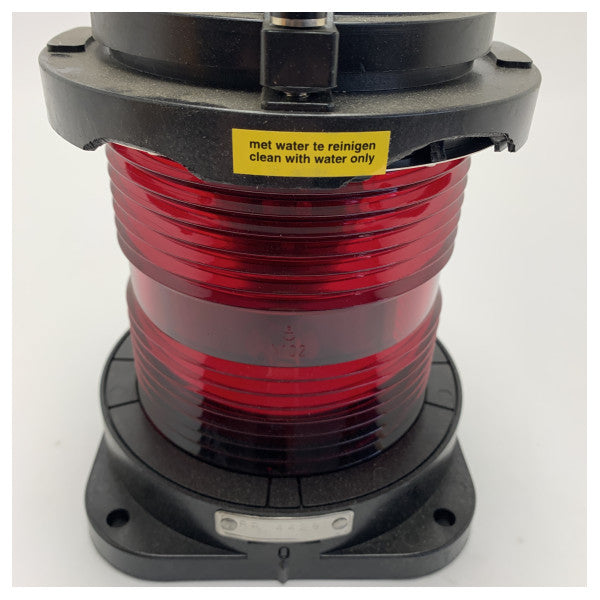 Vetus DHR RR55V Lumière de navigation marine - 25W Rouge Rond LED