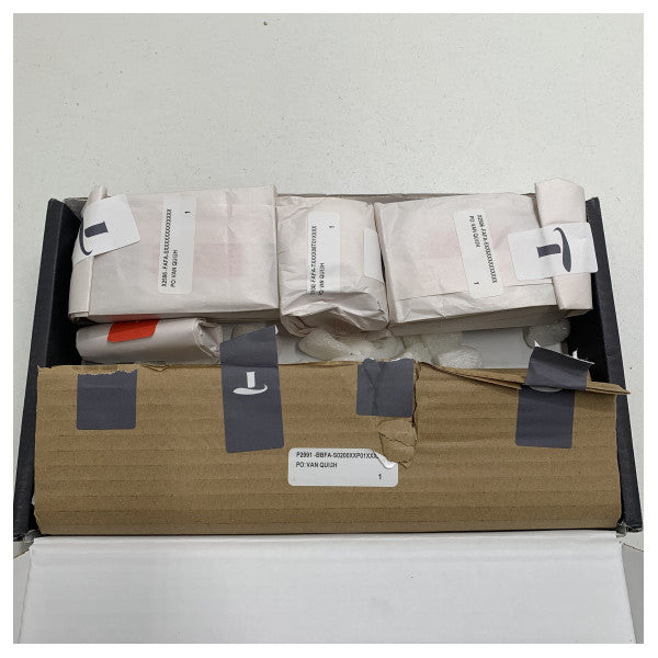 Turnstyle S1042-FA-FA schwarzer Edelstahl-Türgriffsatz