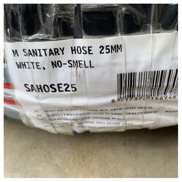 Vetus SAHOSE25 geruchsresistenter Sanitärschlauch 25 mm - 20m