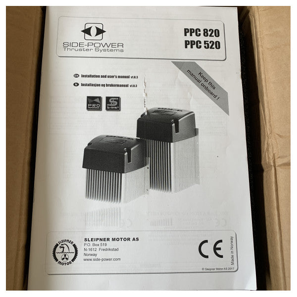 Пропорційний підрулюючий пристрій Sleipner Side Power SEP250/300TC на 24В 250KGF