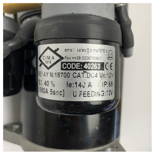 Vetus BOW2512 25 KGF 12V Bowthruster Elektromotur b'Relais