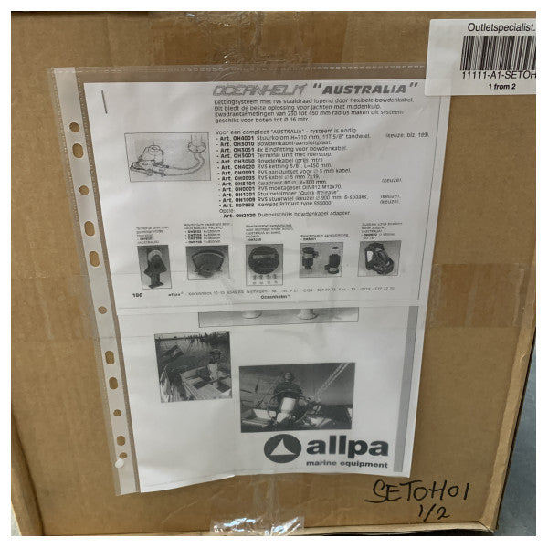 Набір для рульової тумби Oceanhelm Australia -SETOH01 - Комплект для рульової тумби -SETOH01