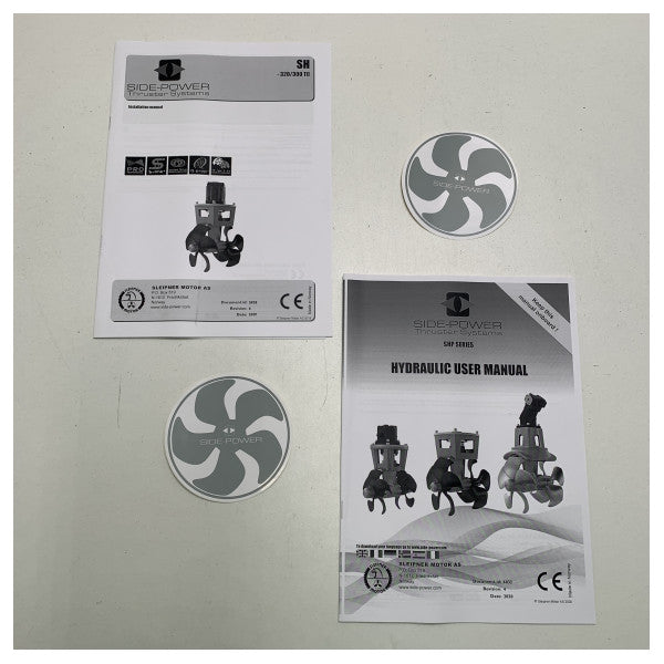 Sleipner Side Power SH320 320 KGF 300 мм хидравличен тунелен подрулващ механизъм - SH320/300TC-U16