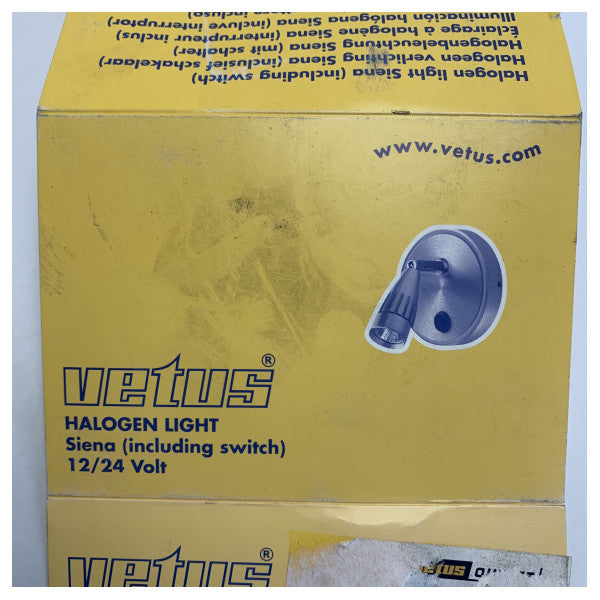 Vetus SIENA регулируема светлина за четене 12/24V MR8