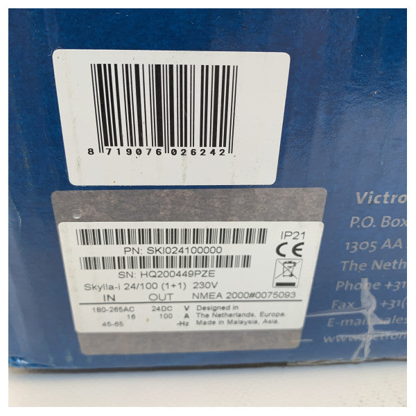 Victron Skylla-I 24V | 100A | 1+1 ulostulon akkulaturi - SKI024100000