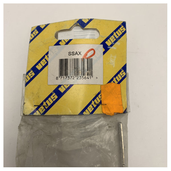 Braccio tergicristallo Vetus SSAX in acciaio inox 473 - 559 mm