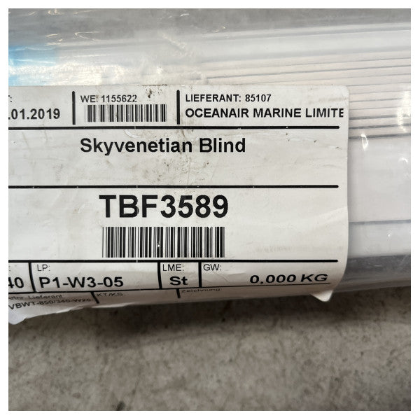 Ocean Air Hanse Skyvenetian Blind Marine Window Shades Dauerhafte Lichtkontrolle Privatsphäre Lösung