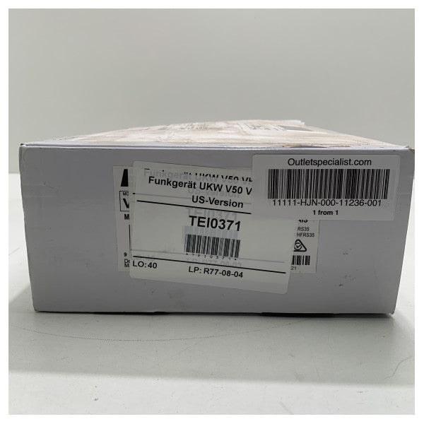 B&G V50 VHF морска радиостанция морска радиостанция черна 12/24V - 000-11236-001