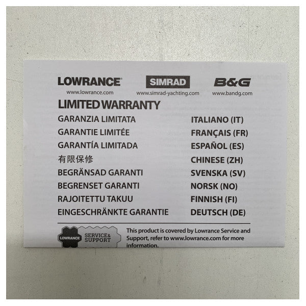 B&G NRS1 | NRS 2 VHF مكبر صوت نشط أسود - 000-15651-001