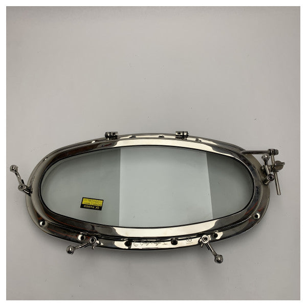 Tempesta T02 Opening Oval Porthole 500 x 200 mm Stainless Steel