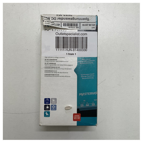 Mastervolt DC - Master перетворювач постійного струму 24/12-24В - 81400330