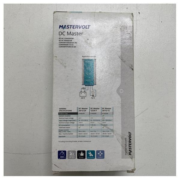 Mastervolt DC - Master перетворювач постійного струму 24/12-24В - 81400330