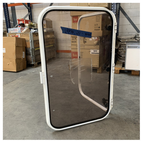 فتحة السطح العلوي المكشوف البيضاء من تريند مارين 1060 × 625 مم بدون مقابض