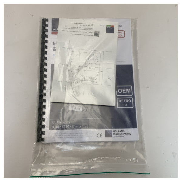 Jet Thruster 50 KGF JT50 keula- ja peräsuuntauspotkurisarja 24V