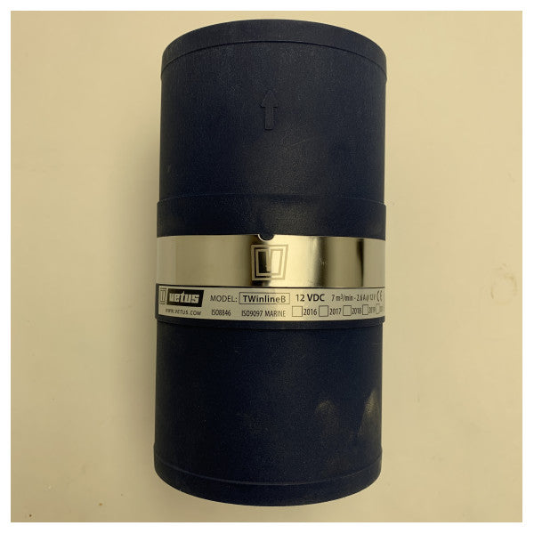 Vetus TWINLINE in-line 102MM 12V utsugingsvifte