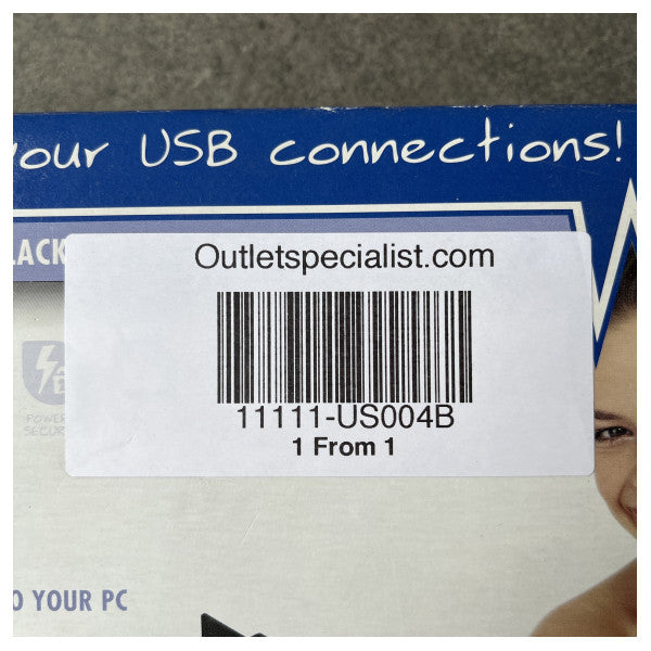 Sweexin sisäinen 4-porttinen USB 2.0 -keskitin musta - kestävä merenkulun USB-laajennus veneisiin ja merenkulun elektroniikkaan