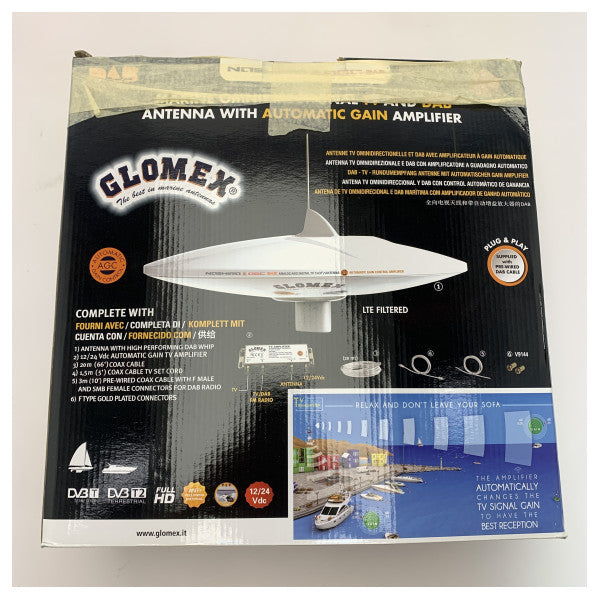 Glomex Nashira V9112AGCU | DAB20 | AZ digitaalinen TV-antennipakkaus