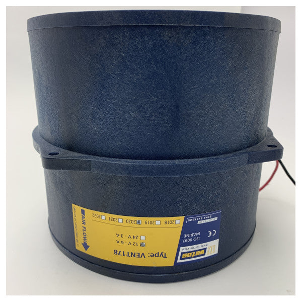 Vetus VENT178 Marine Sauglüfter Blau 12V 12.3M3/m