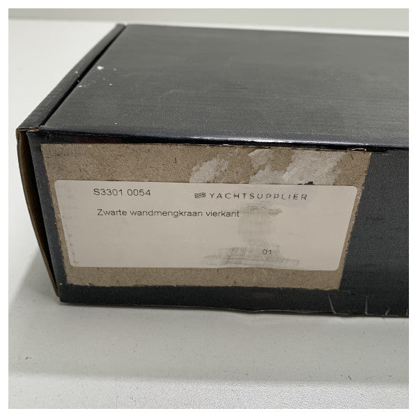 Meir Square Black Wall Hot | Kald dusjmikser - MW01