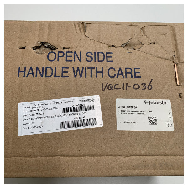 Насос охолоджуючої води для кондиціонера Gianneschi Webasto WB500G 30л/хв 230В - WBCL001305A