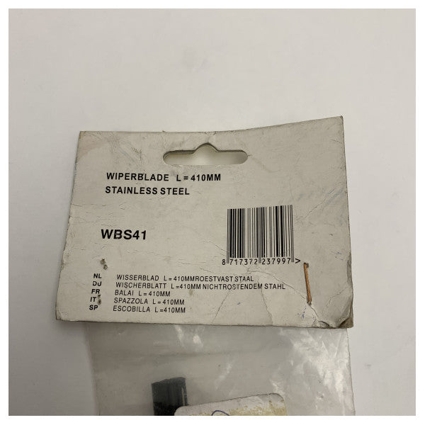 Vetus WBS41 wiper tal-ħġieġ tal-istainless steel 41 cm