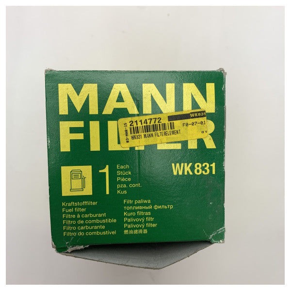 MANN WK831 filtro carburante grigio