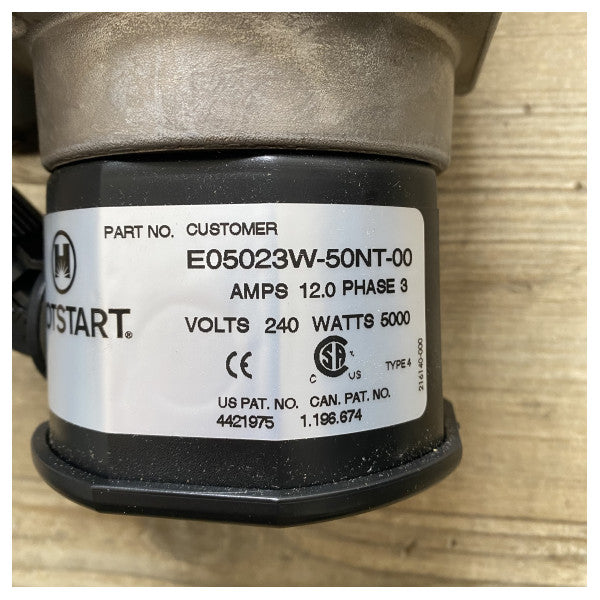 Marine-Edelstahl-Tankheizung mit Thermostat 5000W - Langlebige, wetterfeste Heizlösung für maritime Anwendungen