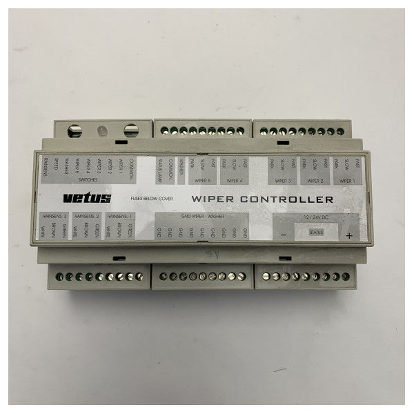 Блок керування склоочисниками Vetus WPANEL на 5 склоочисників без перемикачів