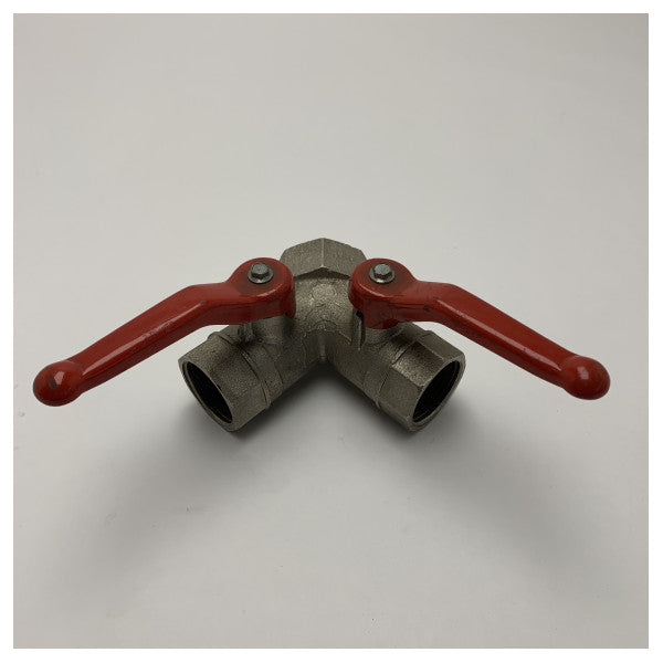 Vetus pirinç Y-valf ayrık küresel vana 1 1/2 inç