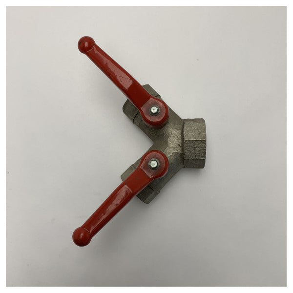 Vetus pirinç Y-valf ayrık küresel vana 1 1/2 inç