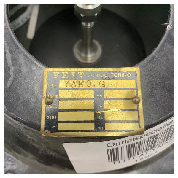 FEIT YAKO ручний трюмний | рідинний насос тип G 40л/хв - YAKO.G