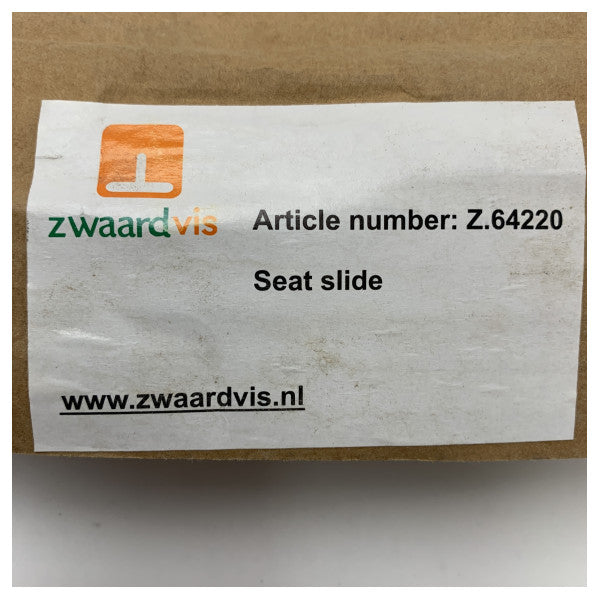 Swordfish bords- och sitsglidningssystem i aluminium 180 mm - Z.64220