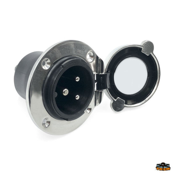 Розетка Trem берегова 16А | 230В з нержавіючої сталі - Z2032016