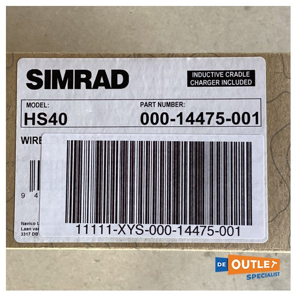 Simrad HS40 Wireless VHF Handset-000-14475-001