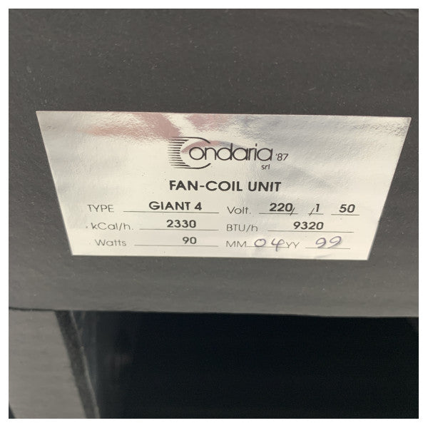 Dometic Condaria Giant 4 9000 BTU meri-ilmankäsittelylaite 230V