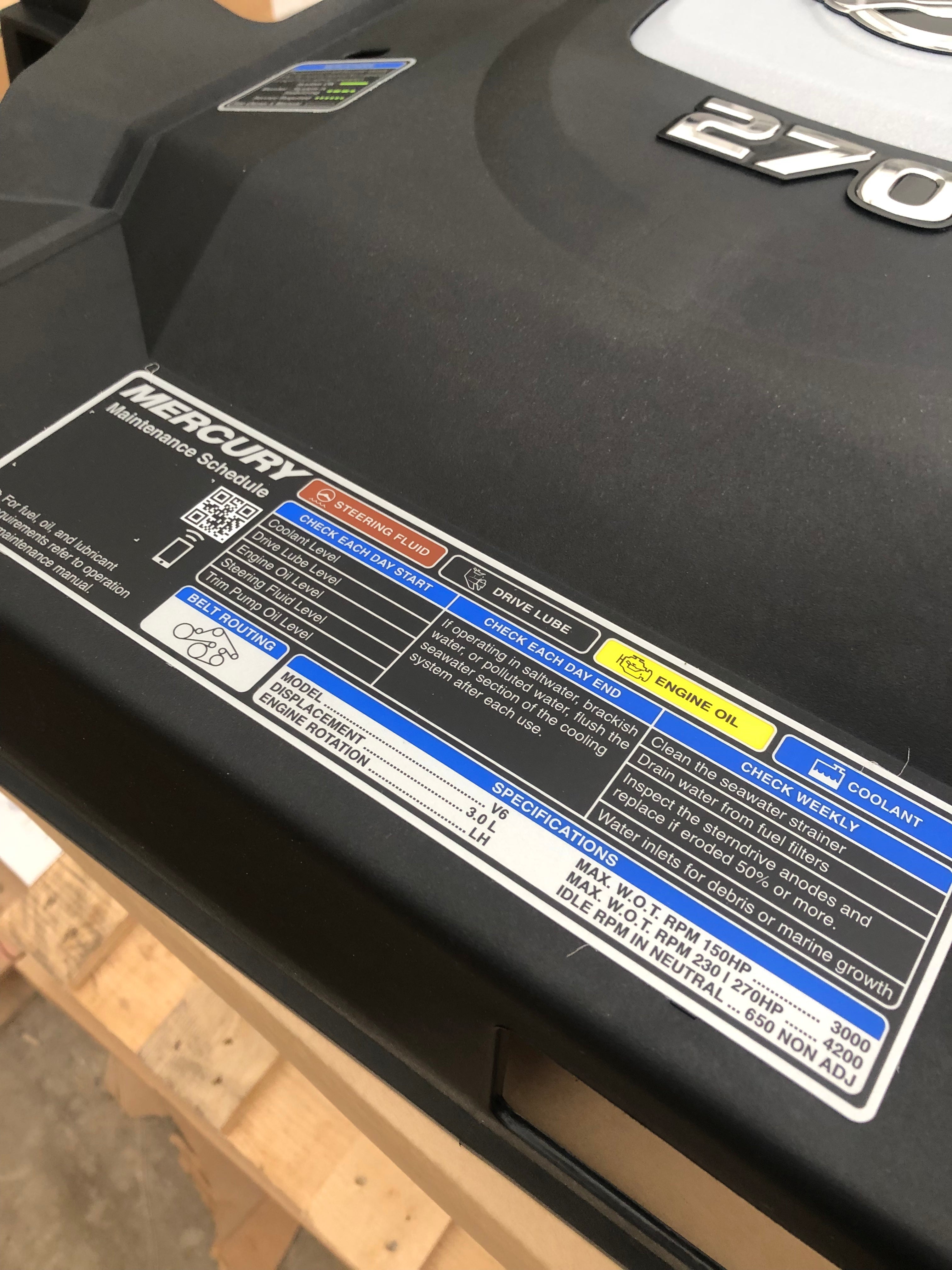 Новий дизельний двигун Mercury V6 270 к.с. зі стандартним приводом Bravo 3X 2.00:1