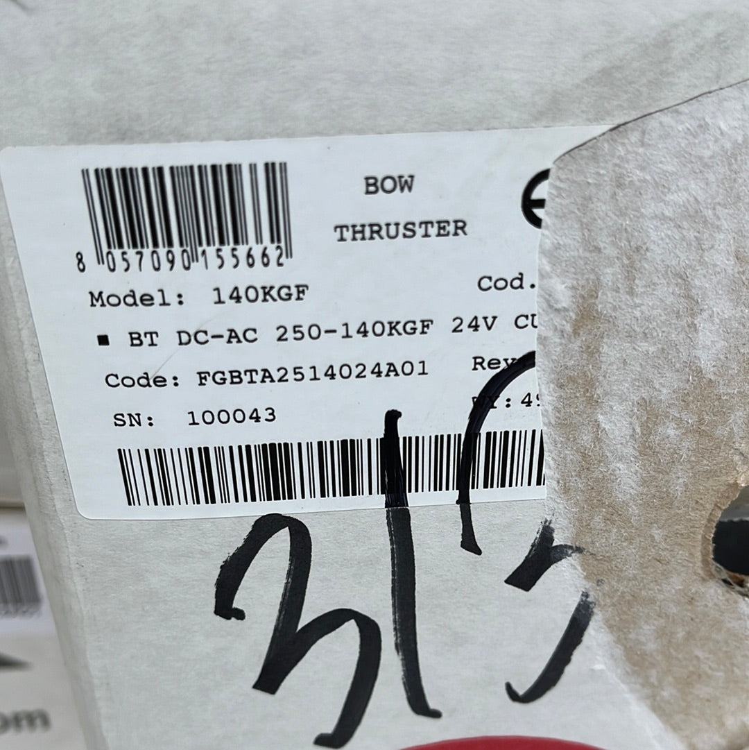 クイックBTQ 140 KGF / 24Vダブルバウスラスター250 mm