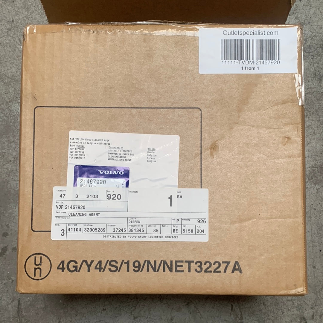 ボルボ・ペンタ VCS クーラントシステムクリーナー - 21467920