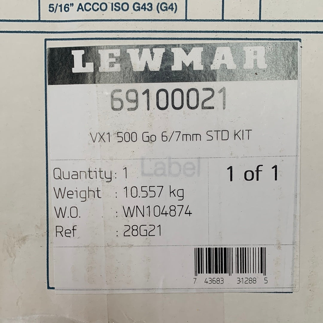 Lewmar VX1 電動アンカーウインチ 500W/6-7 mm/12V - 69100021