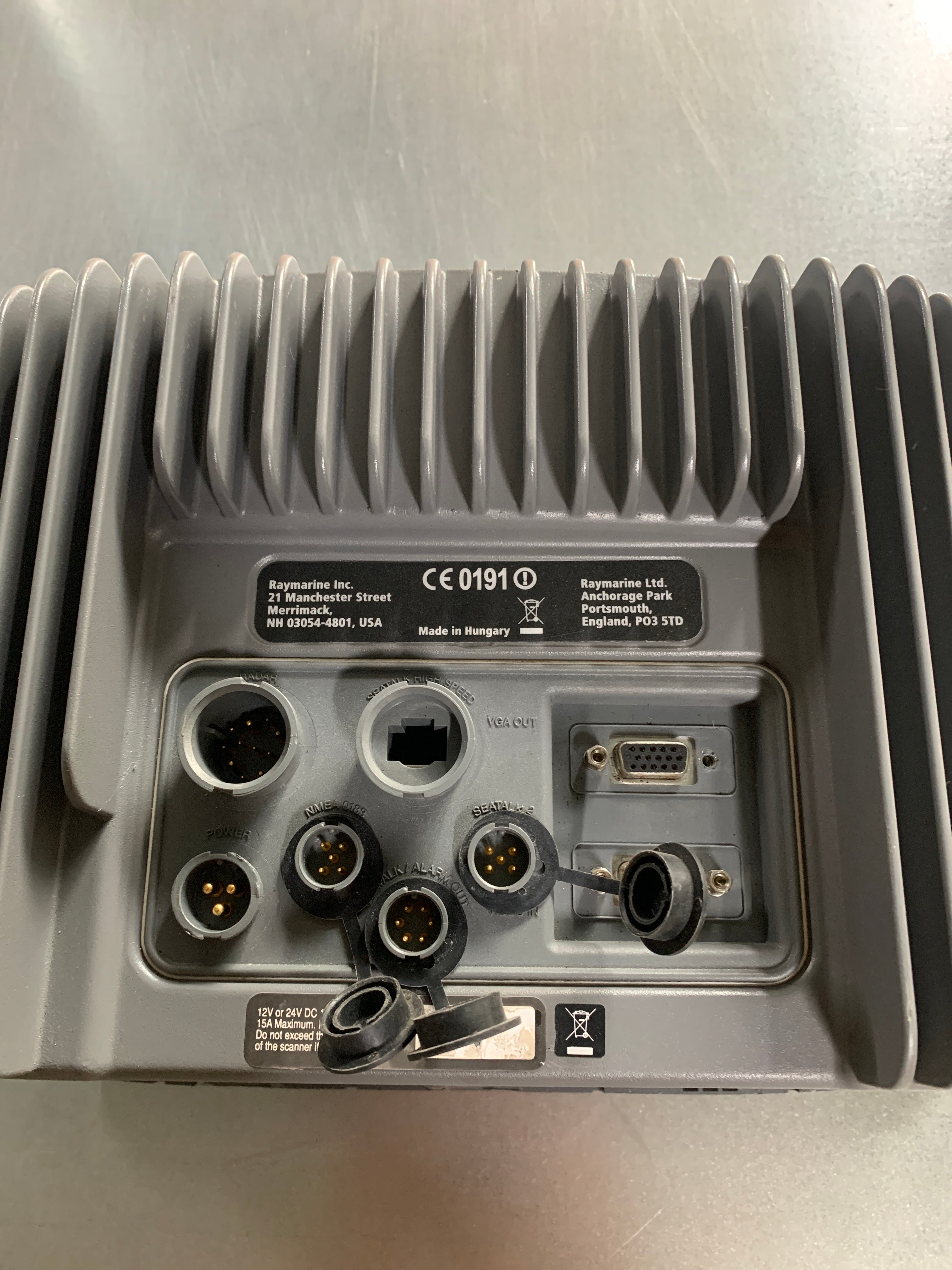 Raymarine E80 multifunktionskartplotter grå drift okänd - E02011