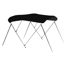 Carver 3 baş 67 ila 72 inç jet siyah kanvas bimini