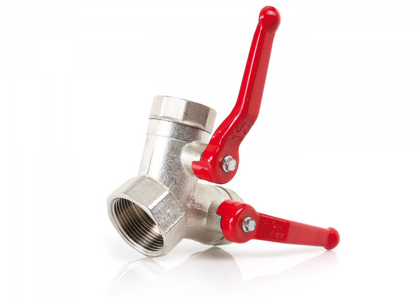 Vetus pirinç Y-valf ayrık küresel vana 1 1/2 inç