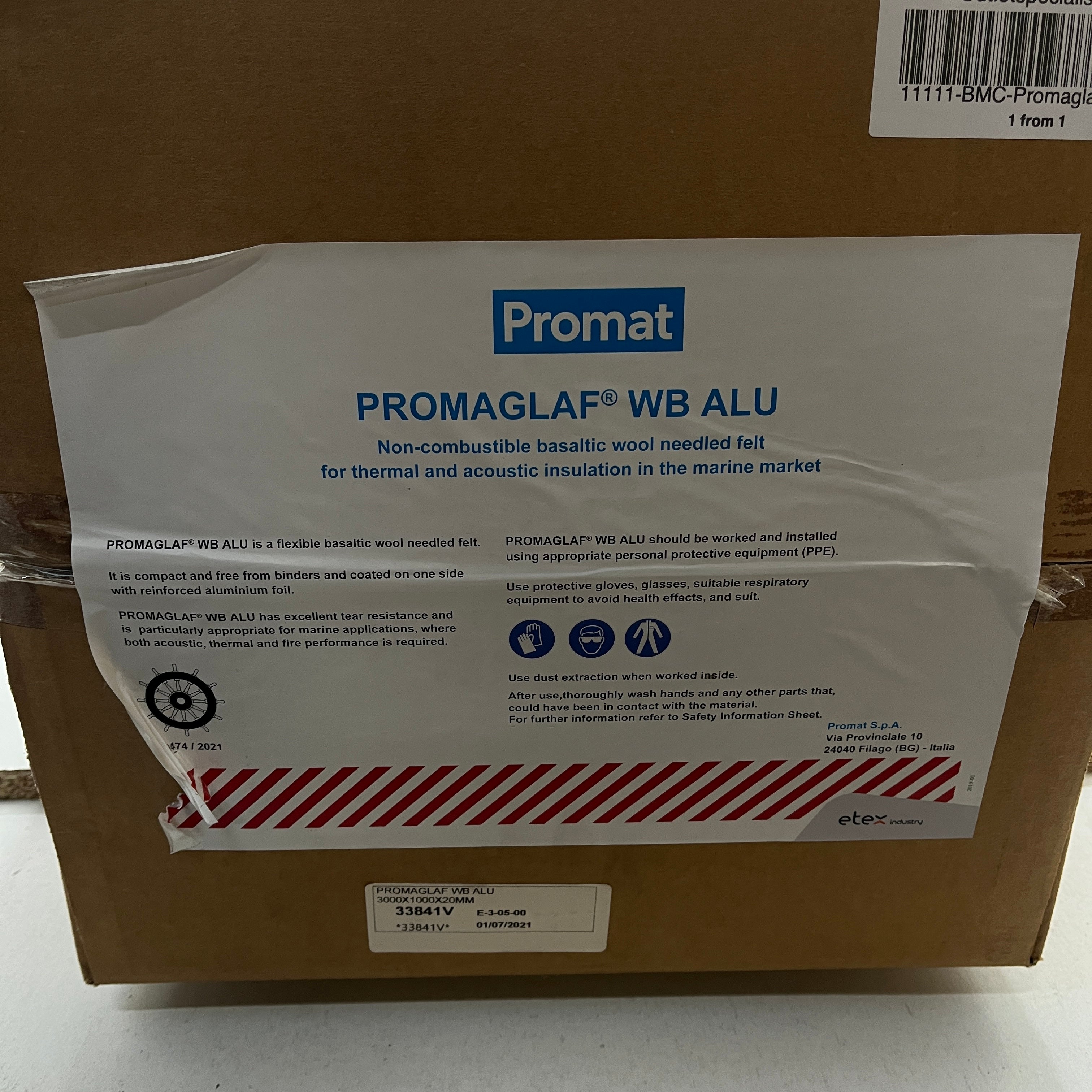 PROMAGLAF WB ALU SOLAS Iċċertifikat Iżolament tal-Prova tan-Nar - Protezzjoni