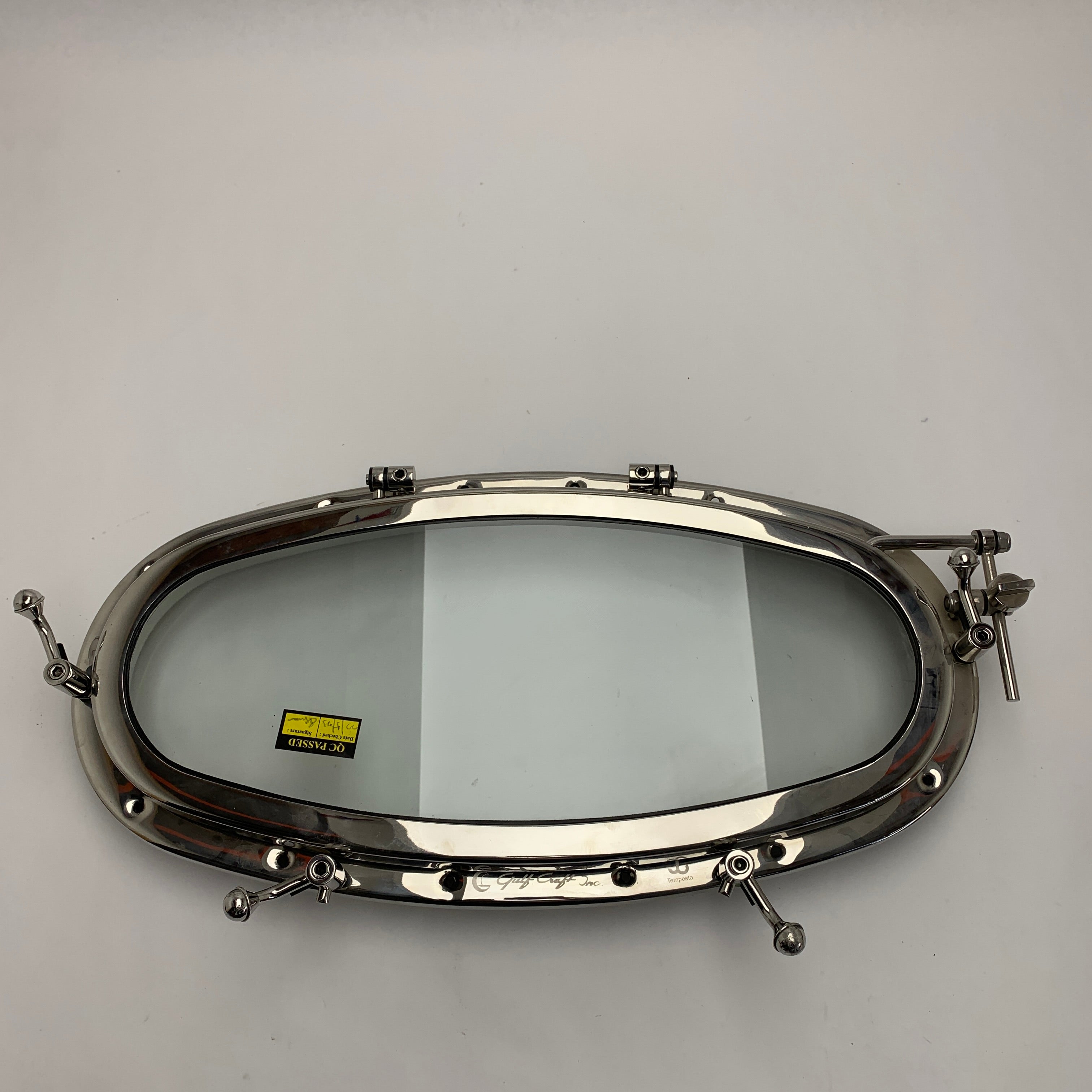 Tempesta T02 Opening Oval Porthole 500 x 200 mm Stainless Steel