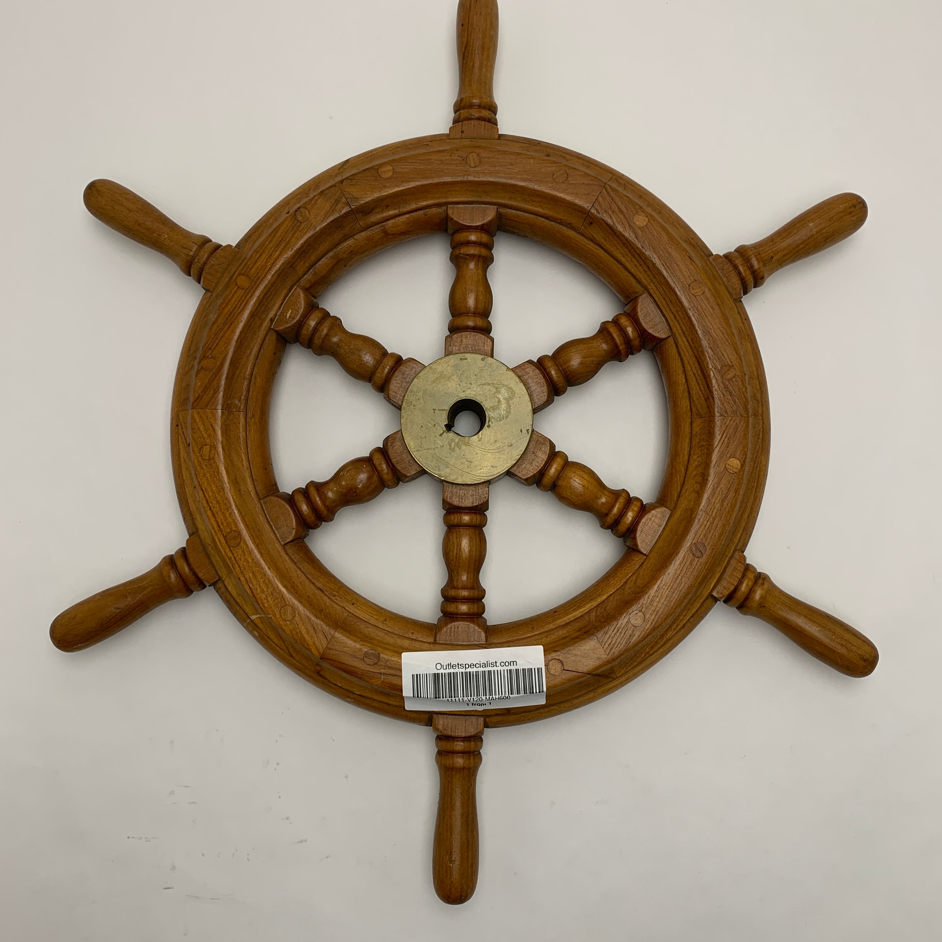 عجلة قيادة مستعملة من خشب الماهوجني MAH600 مستعملة 600 مم