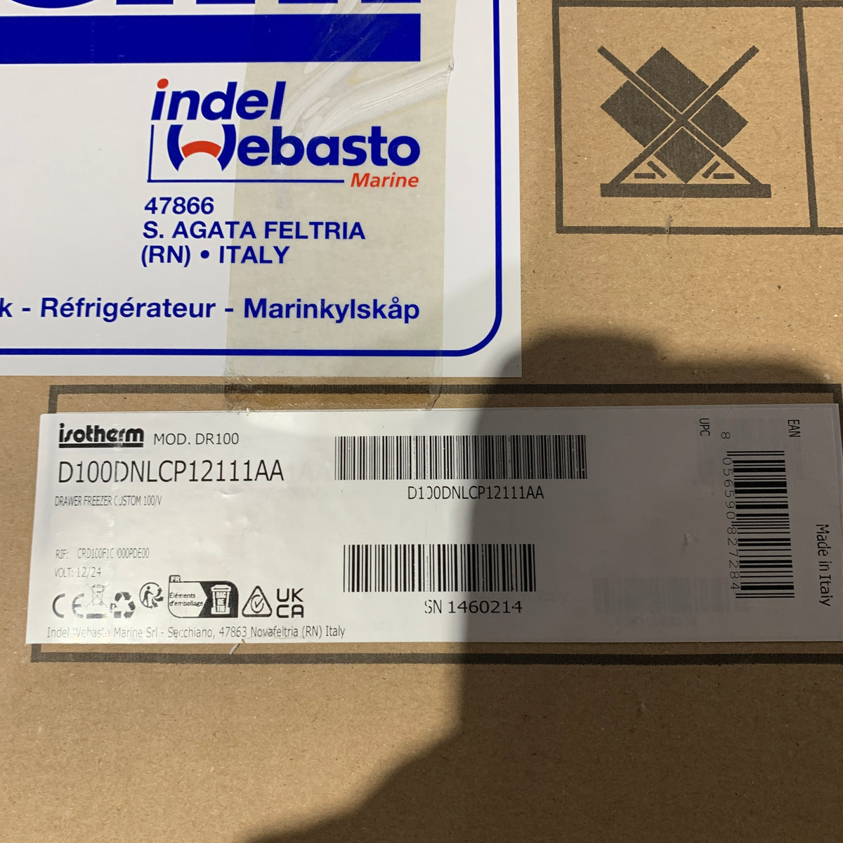 Isotherm DR100 100L Çekmeceli Buzdolabı Inox 12/24V Özel - D100DNLCP12111