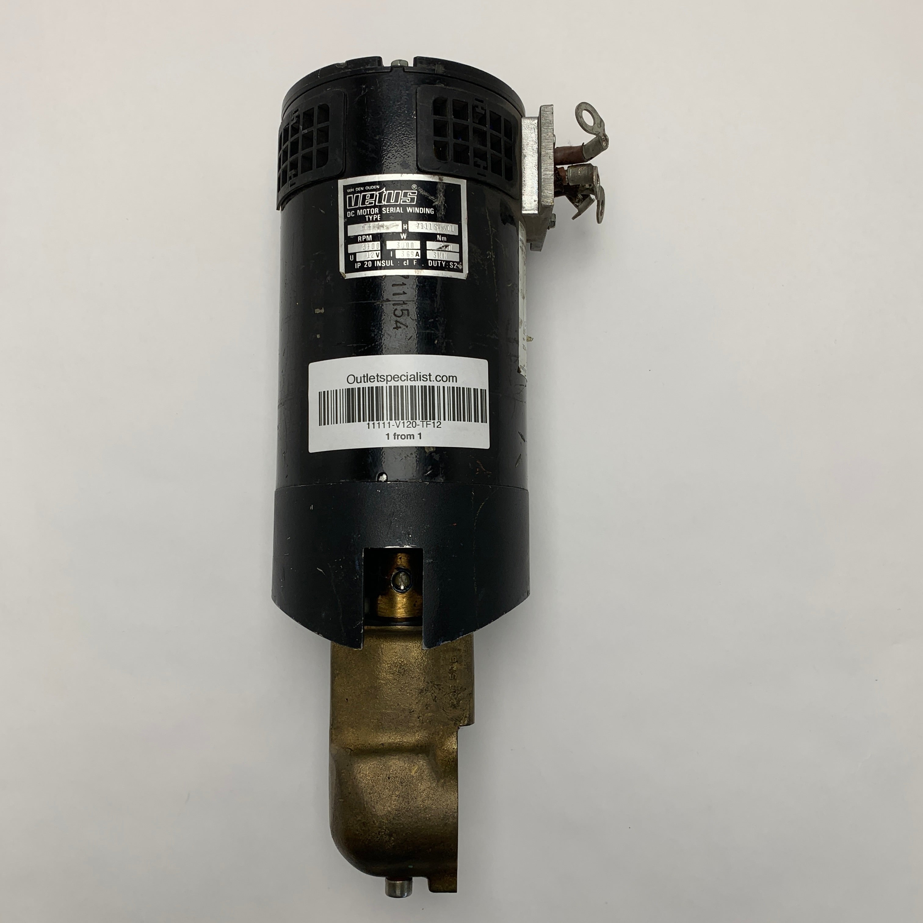 Motor de propulsão de proa Vetus TF12 USADO com perna